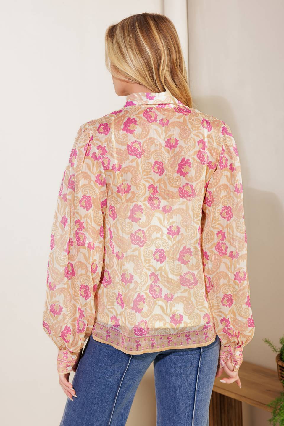 AGAINST THE ODDS WOVEN TOP Flying Tomato